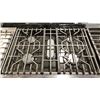 Image 4 : FRIGIDAIRE MODEL FGGH3047VD. 5.4 CU.FT. STAINLESS & BLACK 5 BURNER RANGE STOVE