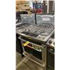 Image 2 : ELECTROLUX MODEL EW30DS8CRS. STAINLESS STEEL SLIDE IN DUAL FUEL 5 BURNER RANGE STOVE