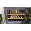 Image 2 : SMEG MODEL CVIU318RX. CLASSIC SERIES 24" BUILT IN 18 BOTTLE WINE COOLER WITH HANDLE FREE DESIGN,
