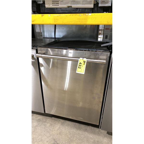 MONOGRAM MODEL ZDT985SPNSS. 24" 39 DBA SMART ULTRA QUIET BUILT IN STAINLESS STEEL DISHWASHER WITH