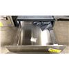 Image 2 : SMEG MODEL CP315X. 24" STAINLESS STEEL BUILT IN STORAGE DRAWER