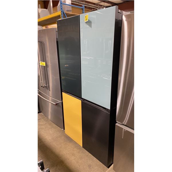 SAMSUNG BESPOKE MODEL LF21C6200S. 36" 22.8 CU FT COUNTER DEPTH 4 DOOR FLEX FRENCH DOOR REFRIGERATOR