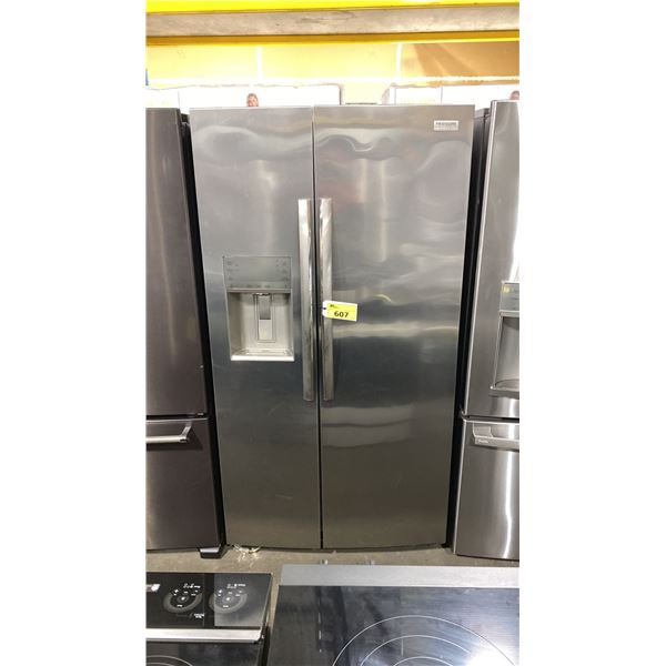 FRIGIDAIRE GALLERY MODEL GRSC2352AF. STAINLESS STEEL FRENCH DOOR REFRIGERATOR WITH