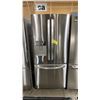 Image 1 : LG MODEL LRFWS2200S. STAINLESS STEEL 3 DOOR REFRIGERATOR WITH EXTERIOR WATER
