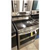 Image 1 : SAMSUNG STAINLESS STEEL & BLACK GLASS TOP RANGE DOUBLE OVEN *USED*