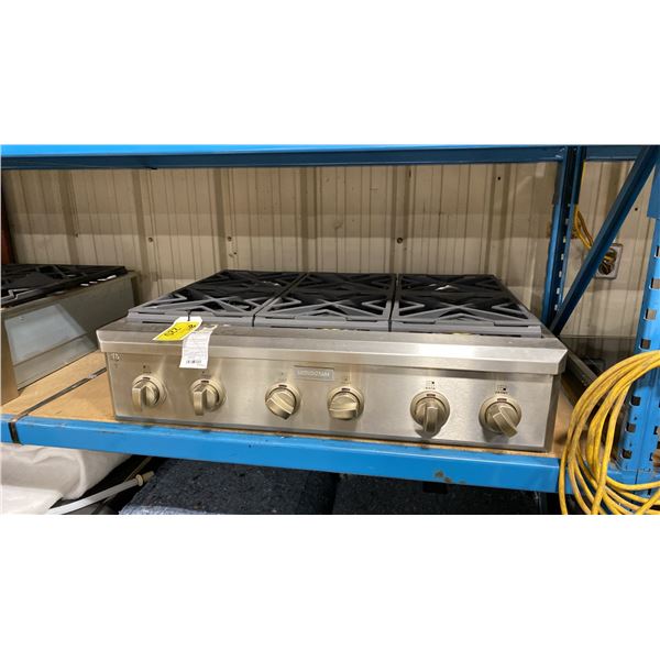 MONOGRAM MODEL ZGU366NP7SS. 36" PROFESSIONAL GRADE GAS RANGETOP