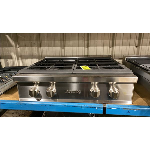 SMEG MODEL RTU304GX. PORTOFINO 30" PROFESSIONAL GRADE GAS RANGE TOP