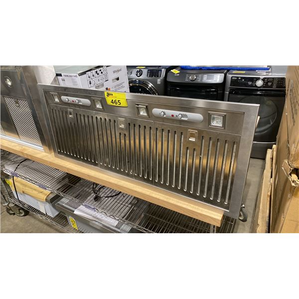 FALMEC MODEL FIDAN38B9SS-2. 38" PROFESSIONAL STAINLESS STEEL INSERT RANGE HOOD