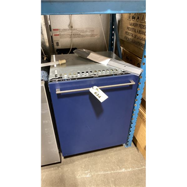 SMEG MODEL STU8222. 24" FULLY-INTEGRATED BUILT-IN DISHWASHER (BLUE FRONT)
