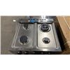 Image 3 : UNIQUE MODEL UPG-24VPC1 S/S. 24" PRESTIGE CONVECTION GAS RANGE *MISSING BURNER GRATES*