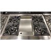 Image 3 : CAPITAL MODEL COB362G2-N. 36" STAINLESS STEEL/YELLOW PROFESSIONAL FREESTANDING DUAL FUEL RANGE