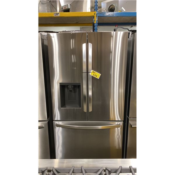 LG MODEL LRFXC2606S. 36" 26 CU FT STAINLESS STEEL FRENCH DOOR SMART REFRIGERATOR WITH DUAL