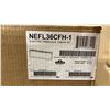 Image 2 : NAPOLEON MODEL NEFL36CFH-1. 36" LINEAR WALL MOUNTED ELECTRIC FIREPLACE *IN BOX*