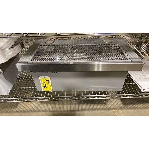 PORTER & CHARLES MODEL GLIDE24-1. STAINLESS STEEL BUILT IN RANGE HOOD