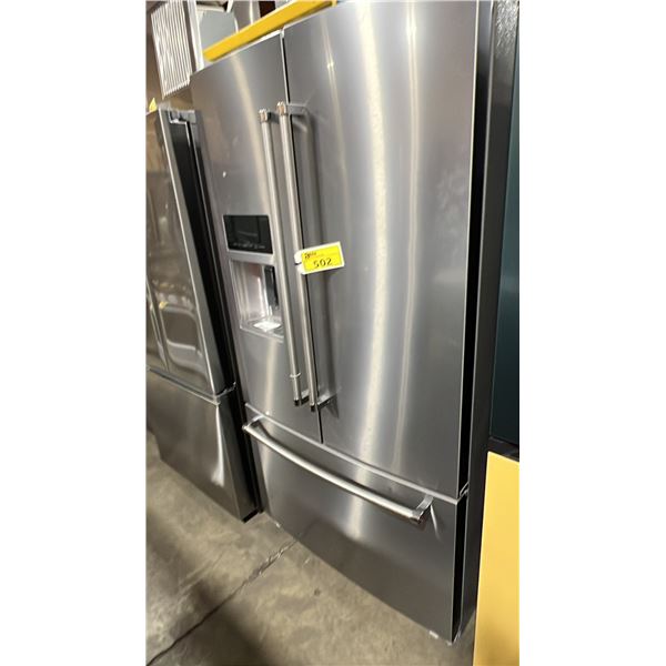 KITCHENAID MODEL KRFF507HPS. 36" 26.8 CU FT STAINLESS STEEL FRENCH DOOR REFRIGERATOR WITH EXTERNAL