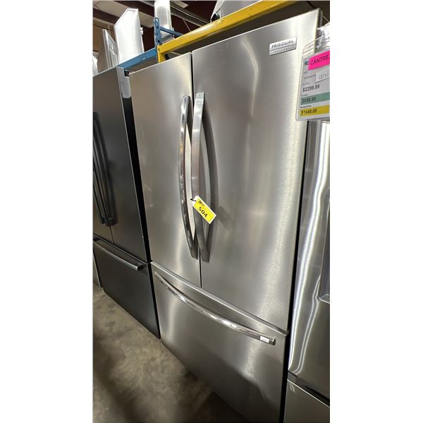 FRIGIDAIRE 36" STAINLESS STEEL FRENCH DOOR REFRIGERATOR WITH ICE MAKER
