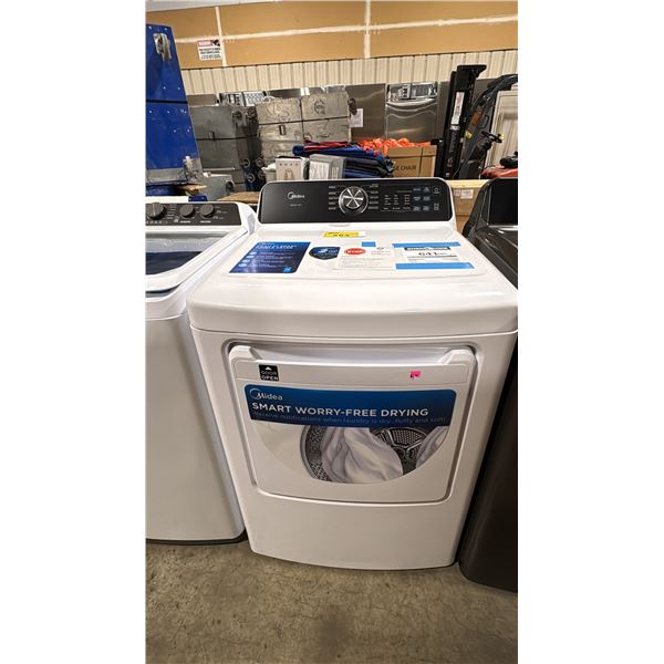 MIDEA MODEL MLTE52M2BWW. WHITE FRONT LOAD SMART ELECTRIC TUMBLE DRYER