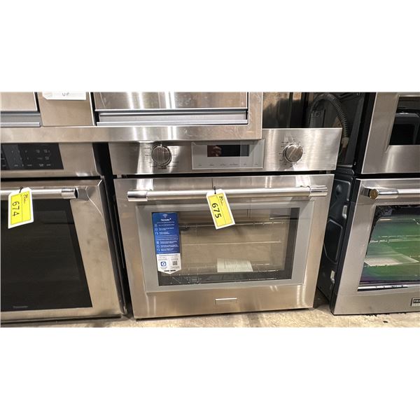 THERMADOR POD301W. 30" PROFESSIONAL SERIES STAINLESS STEEL BUILT IN SINGLE WALL SMART OVEN WITH