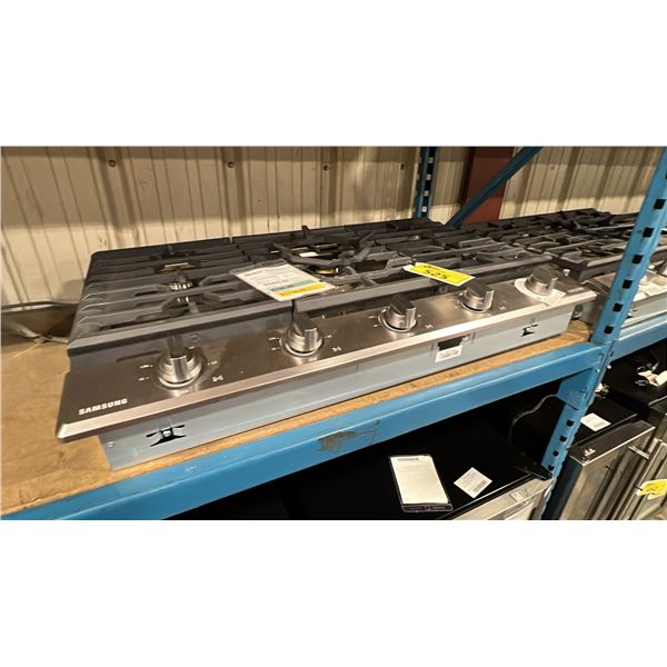 SAMSUNG MODEL NA36M9750TS/AA. CHEF COLLECTION 36" 5 BURNER GAS COOKTOP