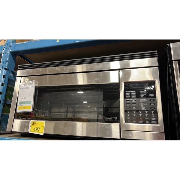 SHARP MODEL R1874T. STAINLESS STEEL 30" OVER THE RANGE MICROWAVE OVEN