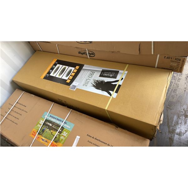 AVYNA PRO-LINE MODEL AVGR-14. GREY PROFESSIONAL 14' IN GROUND TRAMPOLINE *IN BOX*