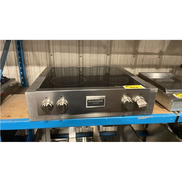 FULGOR MILANO 600 SERIES MODEL F6IRT365S1 30" STAINLESS STEEL 4 BURNER INDUCTION BUILT-IN COOKTOP