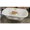 Image 1 : STREAMLINE MODEL N-660-59FSWH-FM WHITE FREE STANDING ANTIQUE STYLE BATHTUB