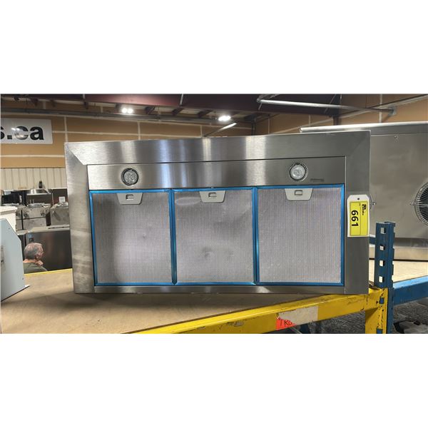 STAINLESS STEEL 36" WALL MOUNTED RANGE HOOD