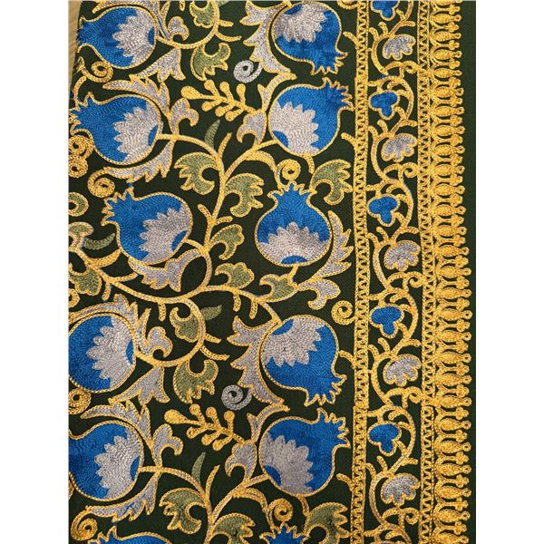 Silk Embroidered Ladies scarf from Uzbekistan