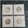 Image 1 : 4 Canadian Silver Quarters 1968
