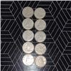 Image 1 : 10 Canadian Silver Dimes 1946-1965
