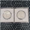 Image 4 : 2 Canadian Silver 50 Cent Pieces 1966