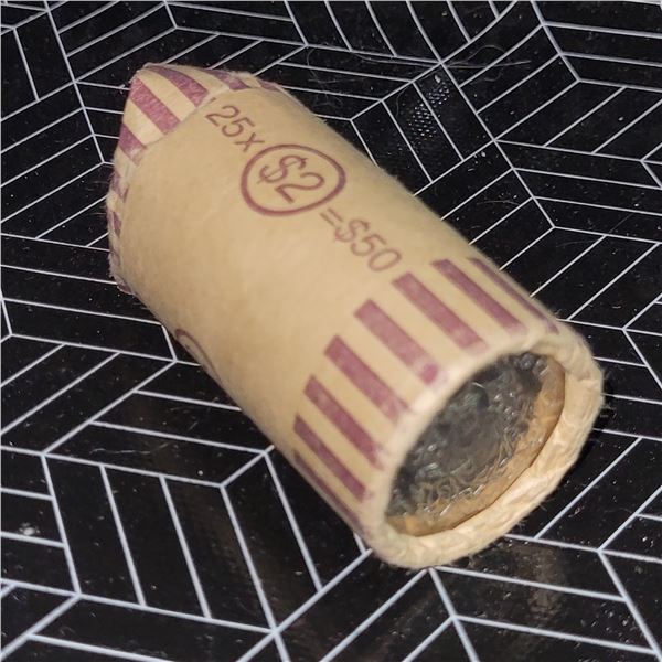 Roll of 1969 Canada 50 Cent Pieces