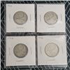 Image 1 : 4 Canadian Silver Quarters 1966