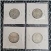 Image 6 : 4 Canadian Silver Quarters 1966