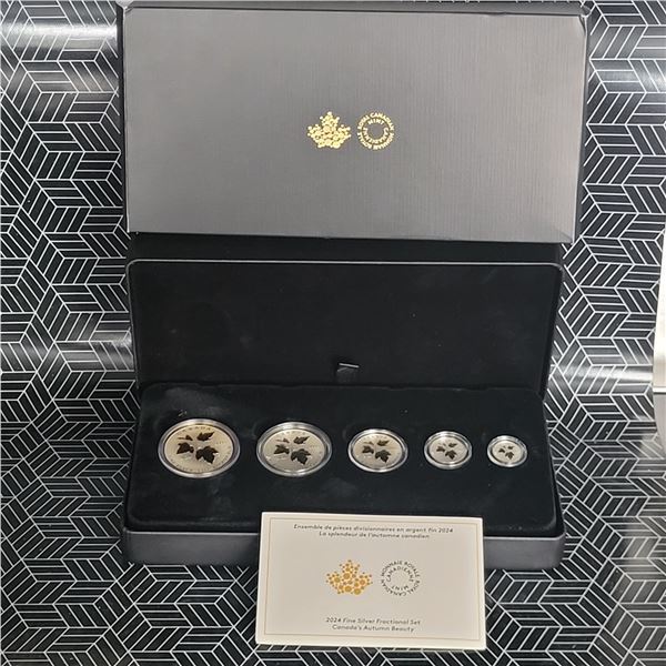 2024 RCM Fine Silver Pure Silver Fractional Set ONLY 3,000 MInted