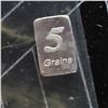 Image 2 : 5 Grain Fine Silver Bar