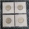 Image 1 : 4 Canadian Silver Quarters 1967