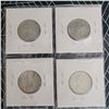 Image 6 : 4 Canada Silver Quarters 1968
