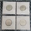 Image 1 : 4 Canadian Silver Quarters 1967