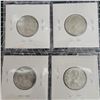 Image 6 : 4 Canadian Silver Quarters 1968