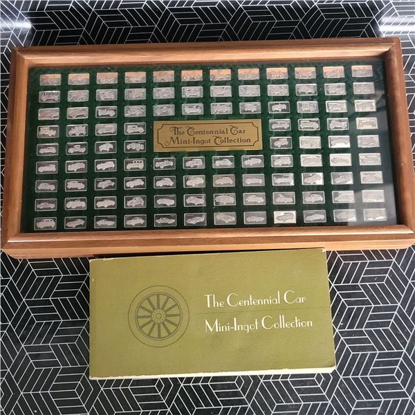 The Centennial Car Mini Ingot Collection 5 oz 0.925 Sterling Silver