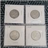 Image 1 : 4 Canadian Silver Quarters 1968