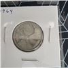 Image 5 : 4 Canadian Silver Quarters 1964