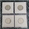 Image 6 : 4 Canadian Silver Quarters 1966