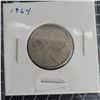 Image 3 : 4 Canadian Silver Quarters 1964