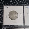 Image 2 : 4 Canadian Silver Quarters 1964