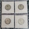Image 6 : 4 Canadian Silver Quarters 1964