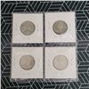 Image 6 : 4 Canadian Silver Quarters