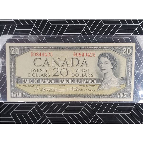 1954 $20 Canada Bank Note